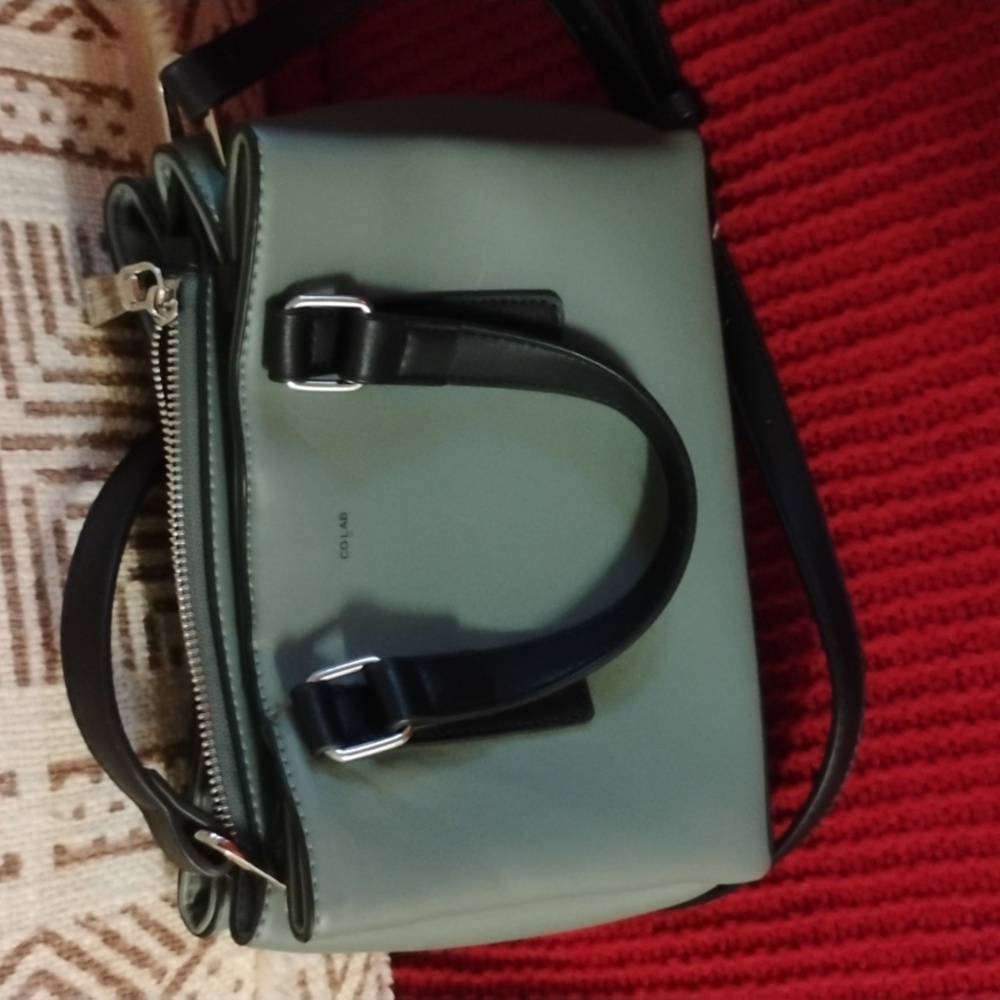 Co_Lab Greenish Gray Vegan Crossbody